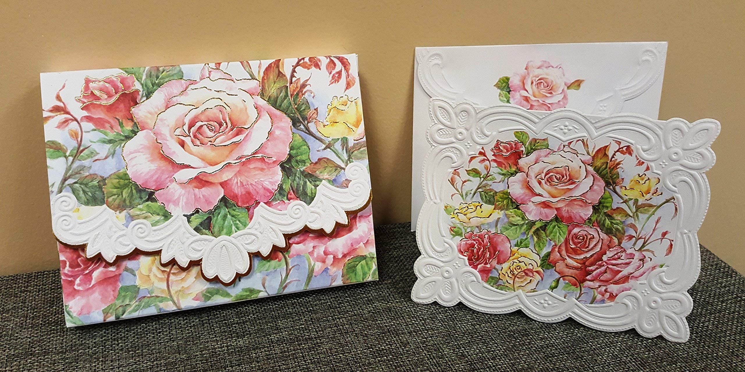 Amazon.com : Carol Wilson Fine Arts Inc. Roses in Bloom Portfolio